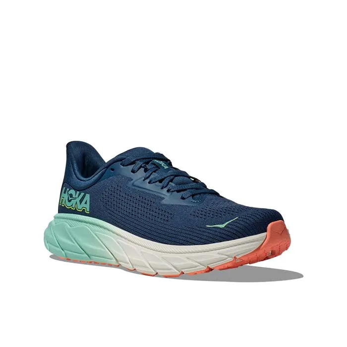 Womens Hoka Arahi 7 in Midnight/Seafoam