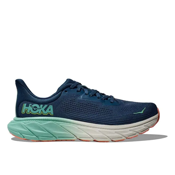 Womens Hoka Arahi 7 in Midnight/Seafoam