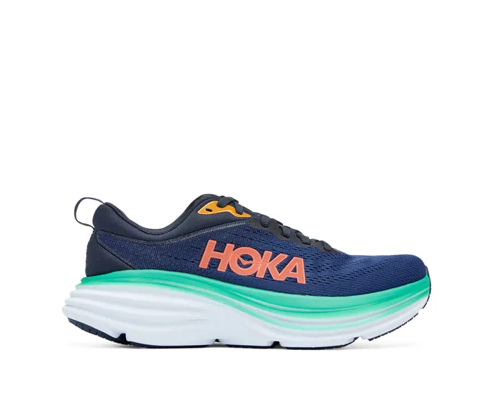 Womens Hoka Bondi 8 in Outer Space/Bellwether Blue