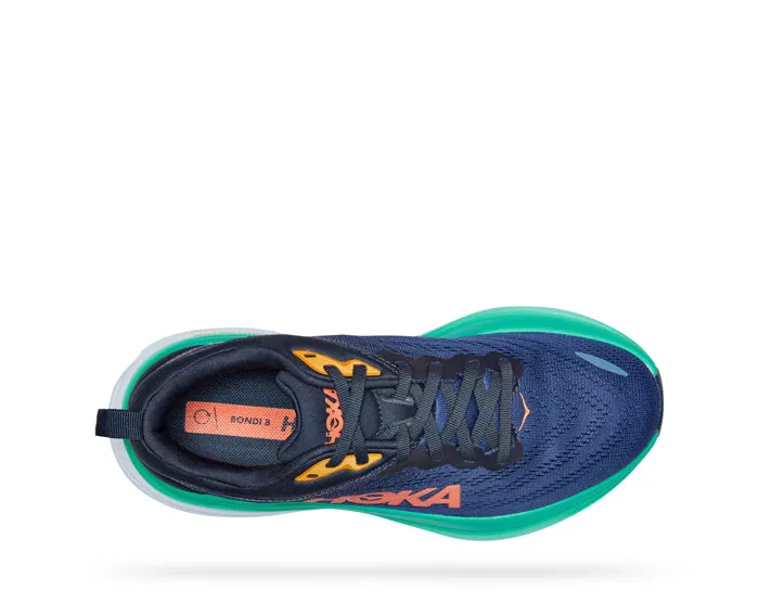 Womens Hoka Bondi 8 in Outer Space/Bellwether Blue