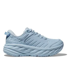 Womens Hoka Bondi SR (Slip Resistant) in Ice Water/Ice Water