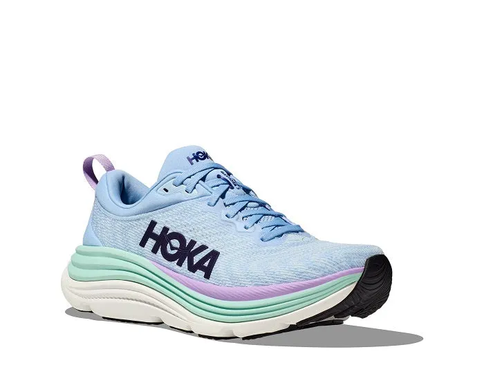 Womens Hoka Gaviota 5 in Airy Blue/Sunlit Ocean