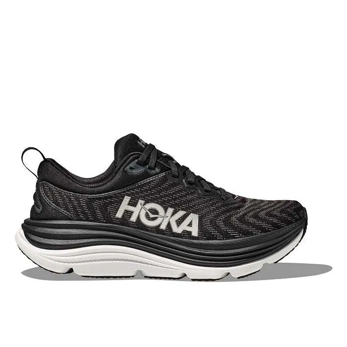 Womens Hoka Gaviota 5 in Black/White