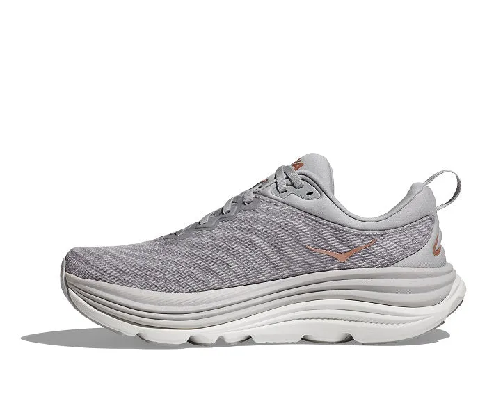 Womens Hoka Gaviota 5 in Harbor Mist/Rose Gold