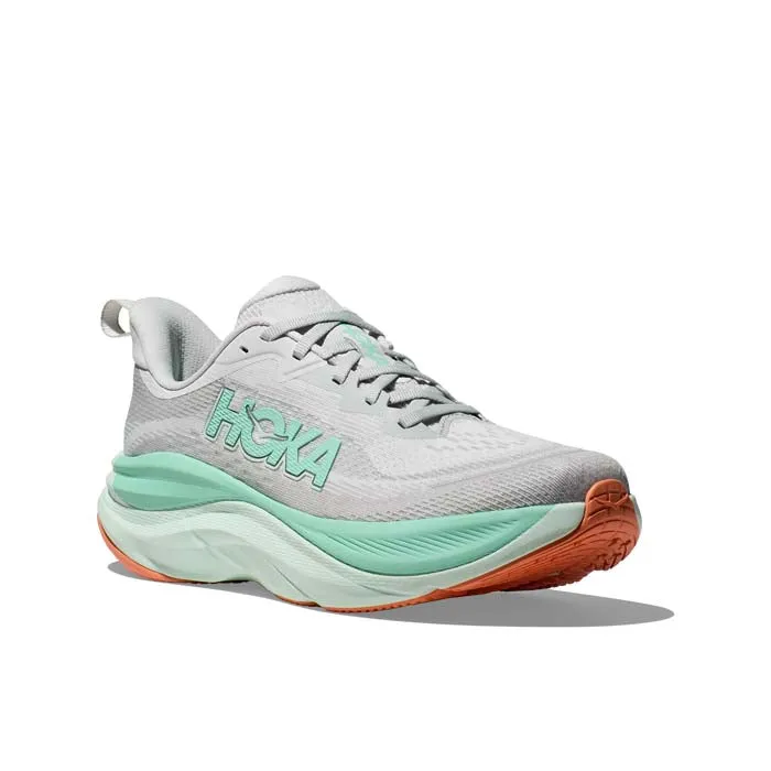 Womens Hoka Skyflow in Cosmic Grey/Seafoam