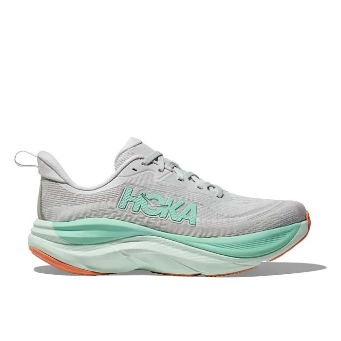 Womens Hoka Skyflow in Cosmic Grey/Seafoam