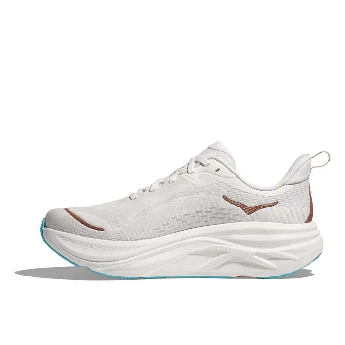 Womens Hoka Skyflow in Frost/Rose Gold