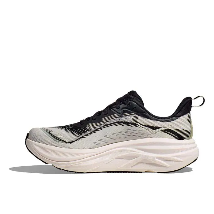 Womens Hoka Skyflow Wide in Black/White