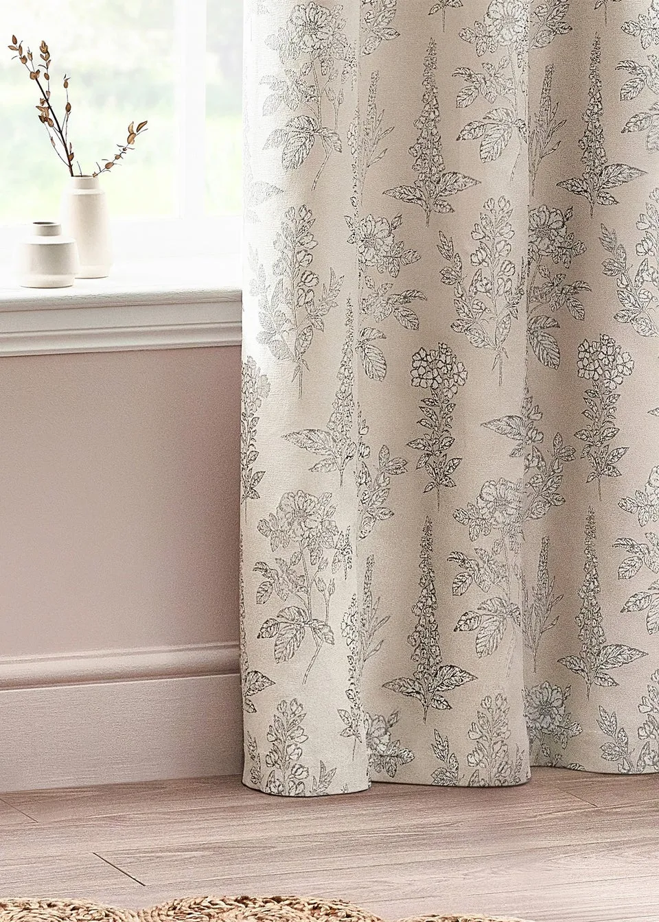 Wylder Nature Sophia Floral Eyelet Curtains